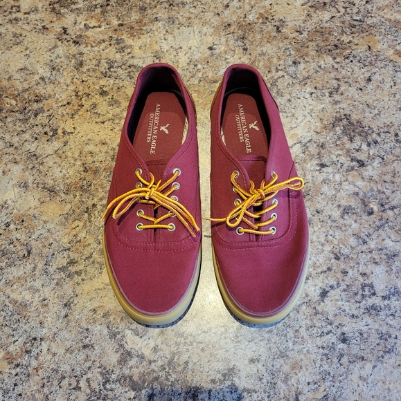 American Eagle Outfitters Men's Red Shoes - Picture 2 of 8